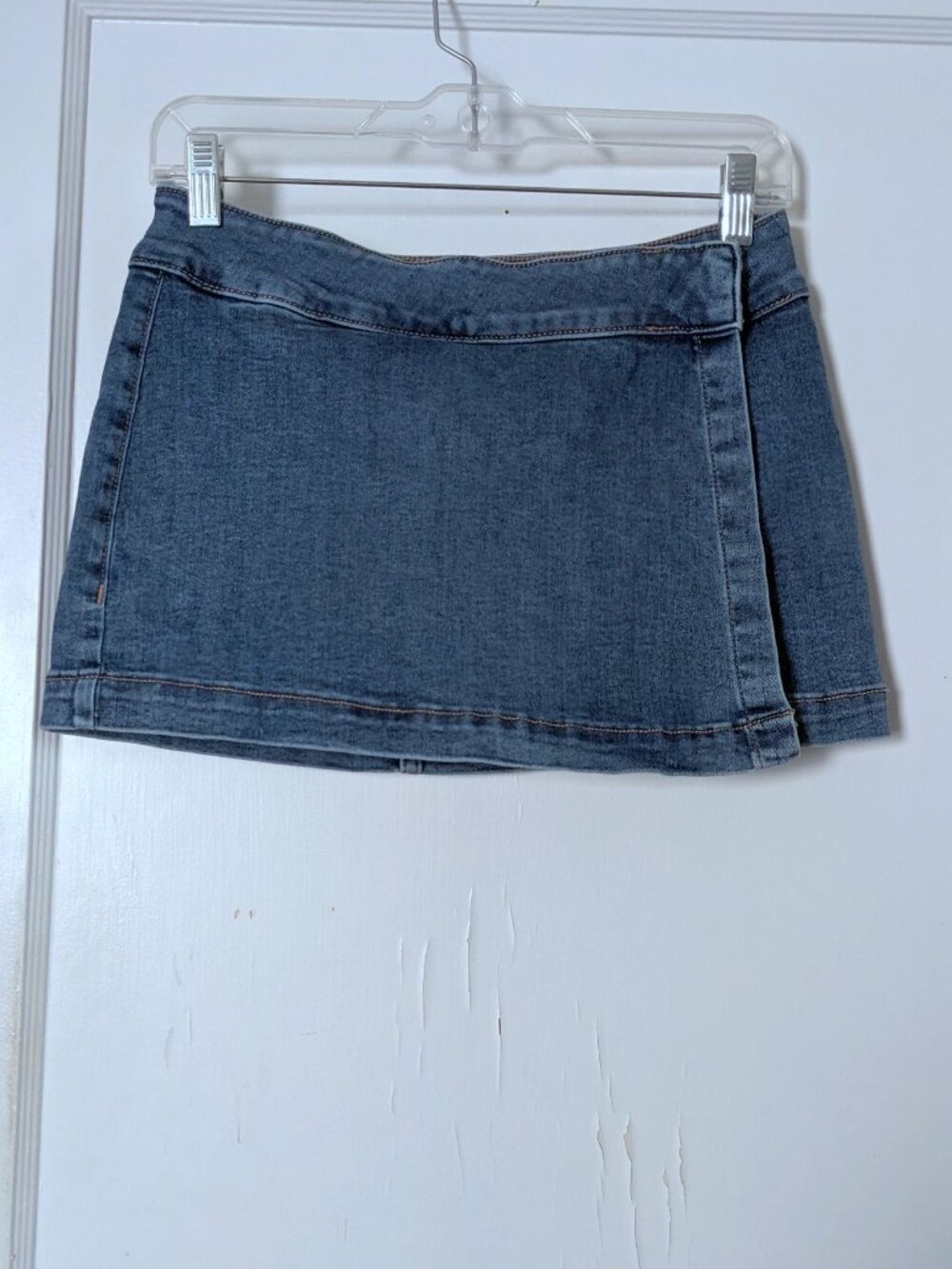 Garage Blue Denim Mini Skort Size S